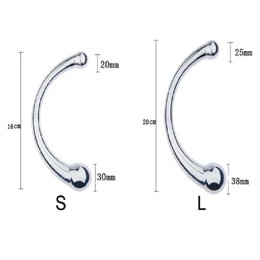 Stainless Anal Hook Steel Elegant Double Ended 5858 0708